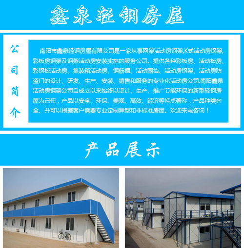 南陽打包箱房多少錢 鑫泉鋼結構可按需定制 鄧州打包箱房